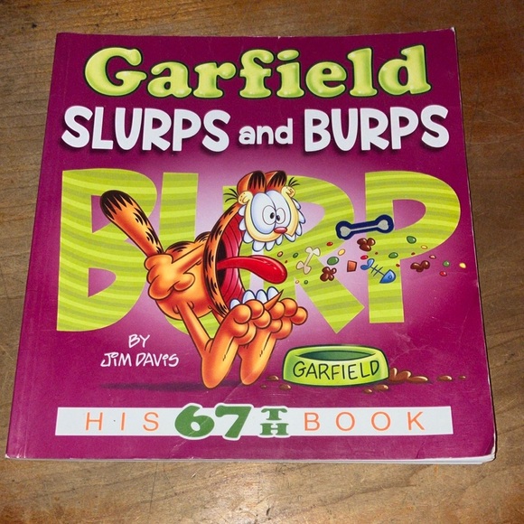 Garfield slurps and burps ,his 67th book- Book Volume 67 by Jim Davis - Picture 1 of 13